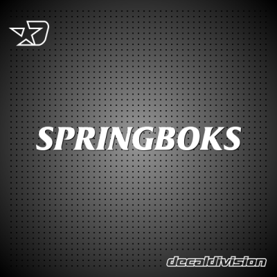 Springboks Wordmark Sticker Springboks Wordmark Sticker